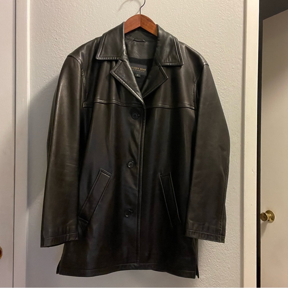 Golden Bear - San Francisco Leather Jacket - unisex size Small